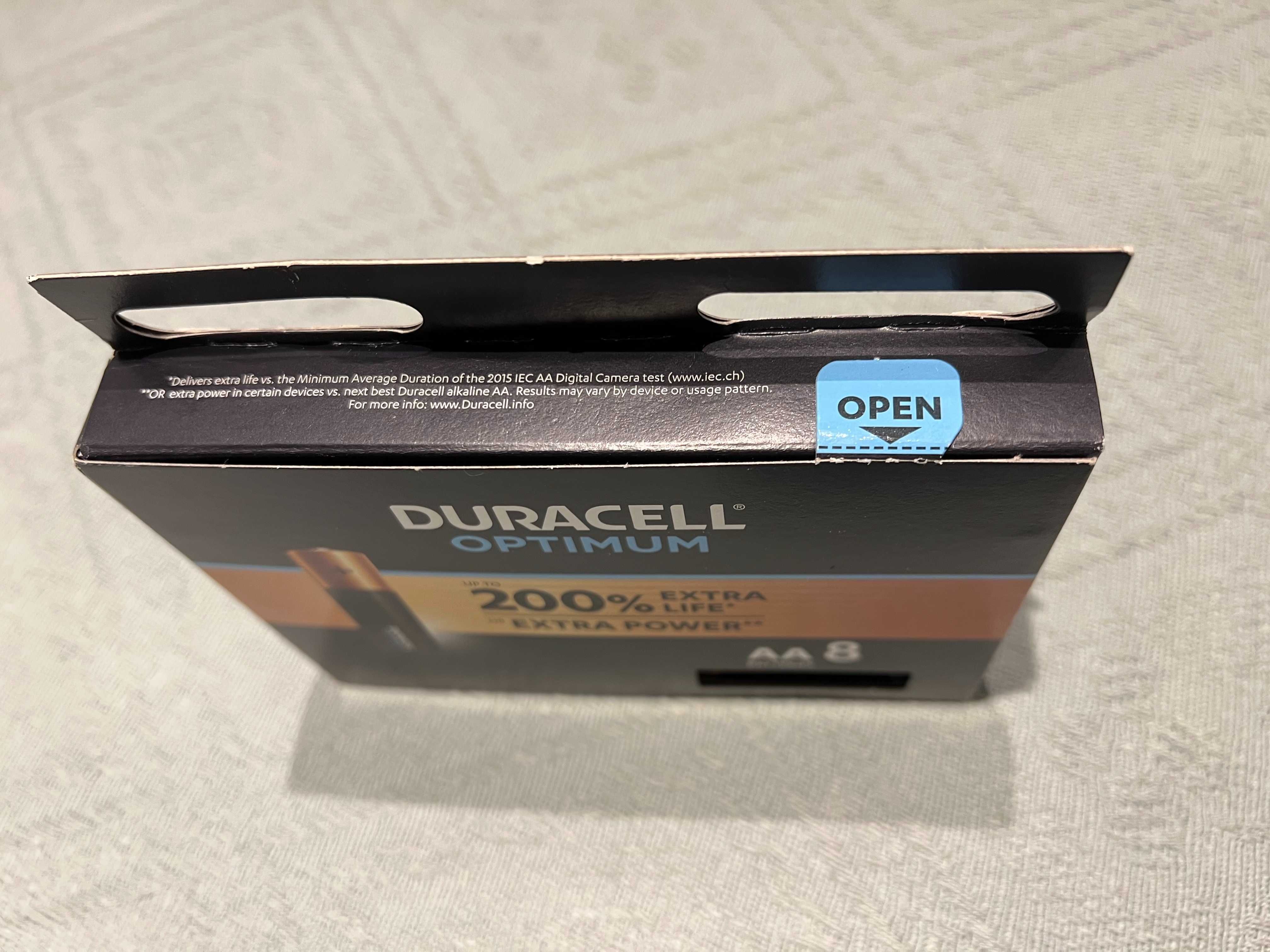 Батарейка DURACELL OPTIMUM AA LR6 (8шт). Оригінал з Німеччини