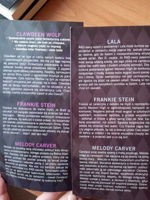 książki Monster High 1-4, alternatywna historia szkoły, Lisi Harrison