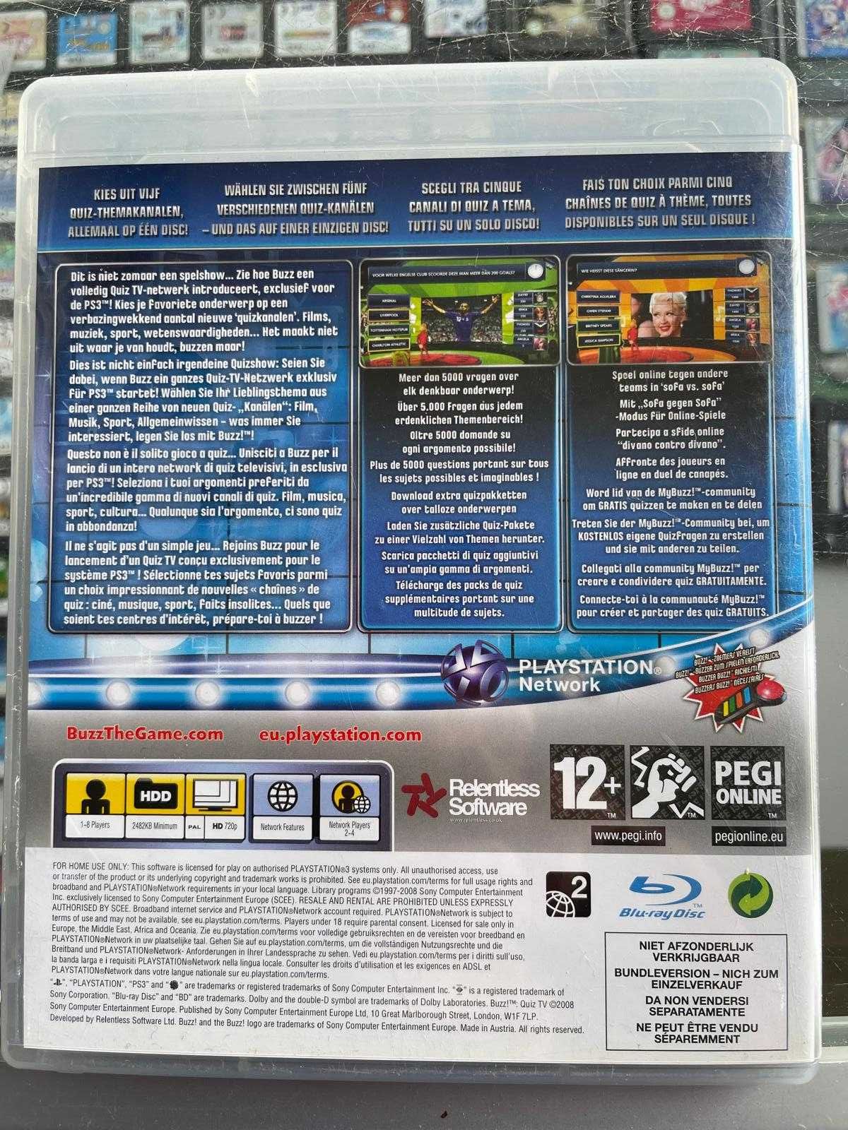 Playstation 3 - Buzz! Quiz TV - Sklep - Wolumen - Metro Wawrzyszew