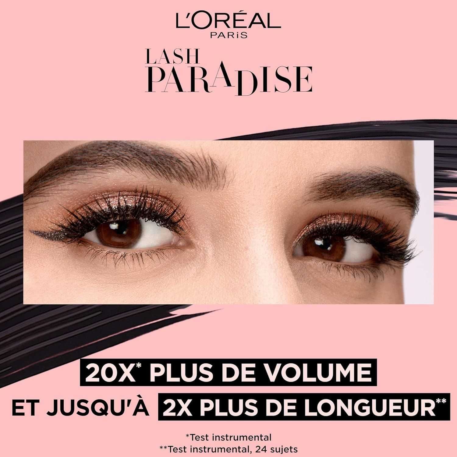 Tusz L'Oréal Paris Lash Paradise Intense Black 02, 6,4 ml