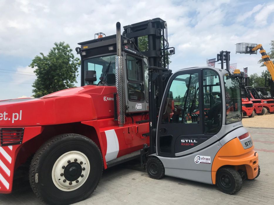 Wynajem wózka widłowego Dąbrowa Górnicza 12 Ton 16 Ton Kalmar SMV