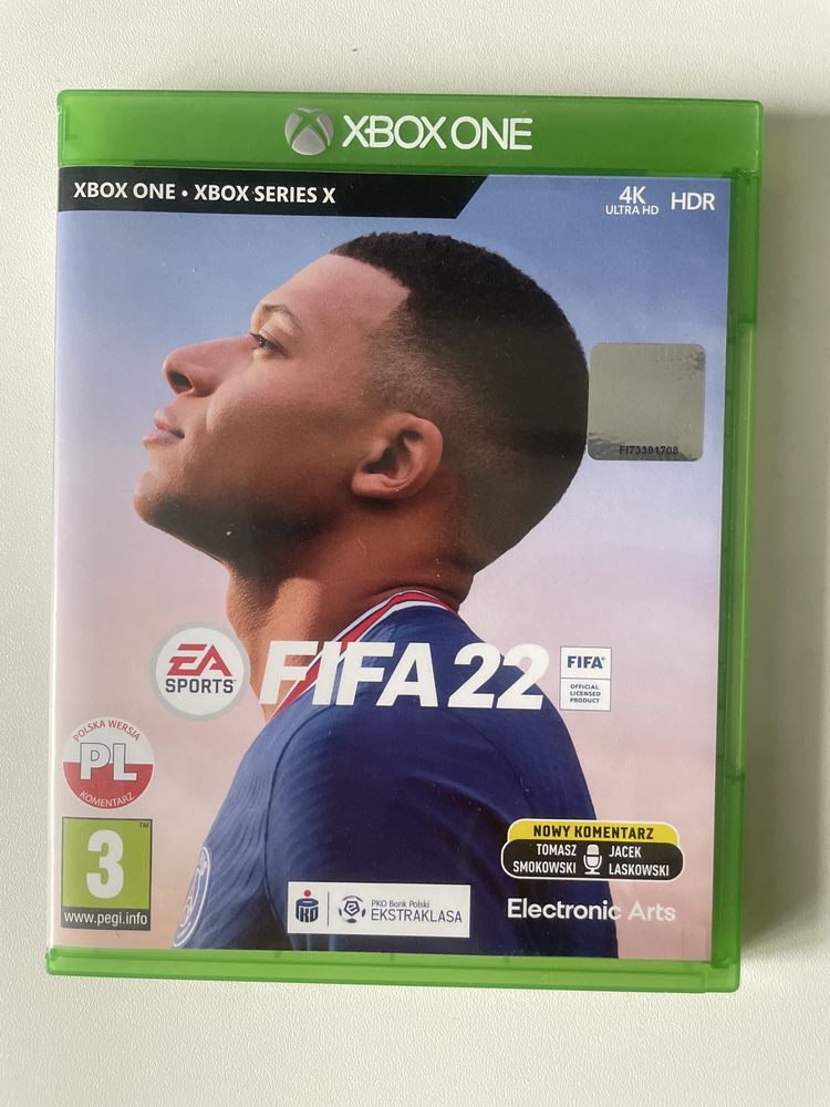 Fifa 22 PL xbox one xbox series x dvd pudelko idealny stan