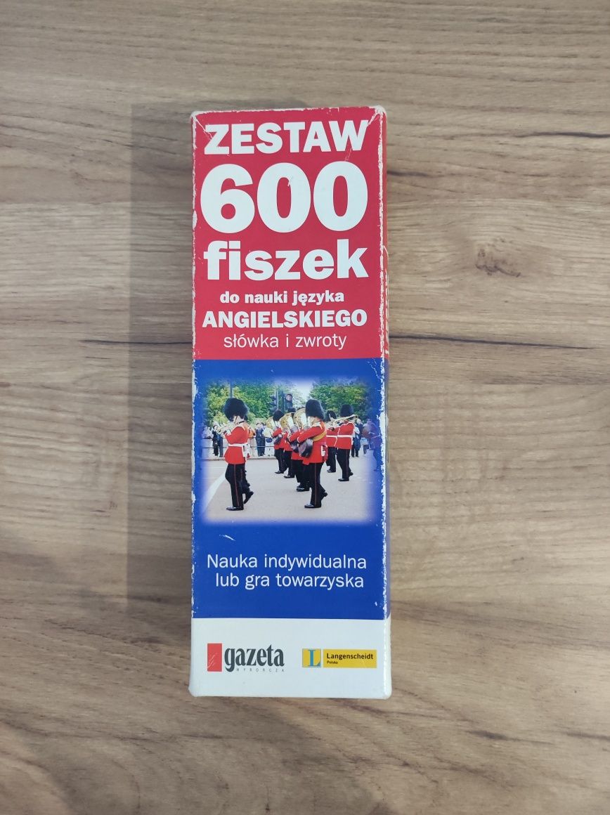 Zestaw fiszek do nauki angielskiego