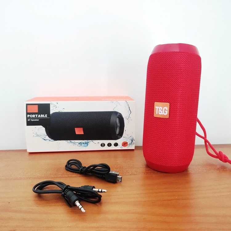 Colunas Bluetooth TG117 Preto Azul ou Vermelho