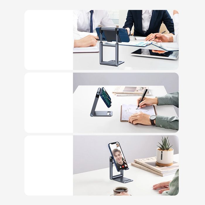 Ugreen składana podstawka stojak pod smartfon statyw na telefon szary