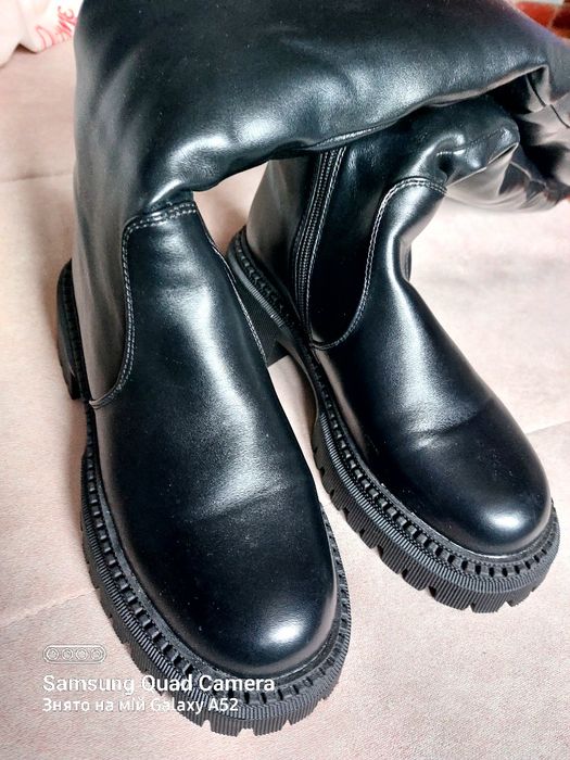 ботфорди жіночі екошкіра