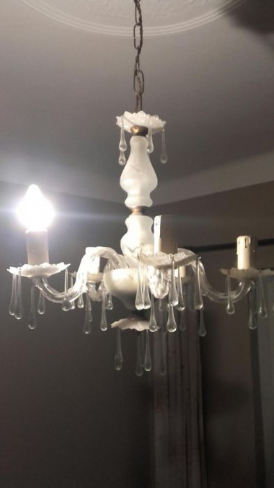 Cadeeiro Antigo em vidro em muito bom estado