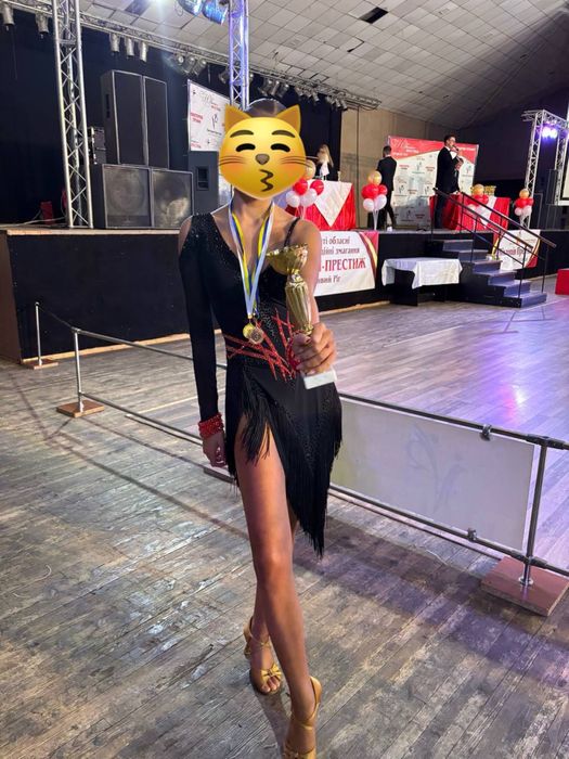 сукня для бальних танців латиноамереканська програма на зріст 155-160