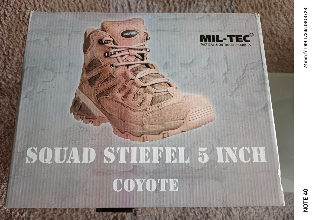 Mil tec Squuad Stieffel 5 inch Coyote