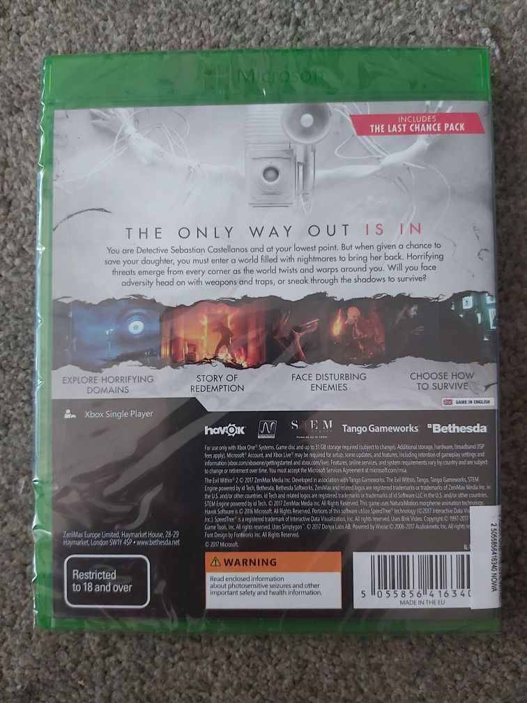 The Evil Within 2 NOWA xbox one