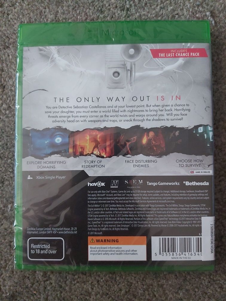 The Evil Within 2 xbox one