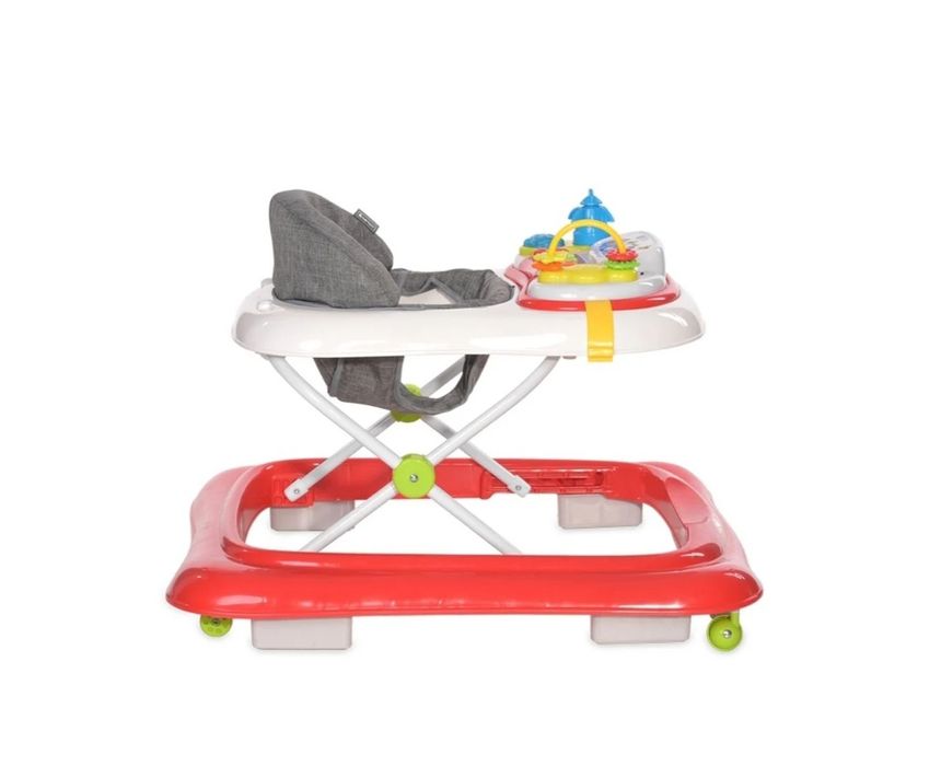 Andador Infantil Sea Adventure Da LORELLI Branco Vermelho