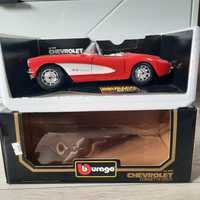 Auto Samochód Kolekcjonerski Chevrolet Corvette 1957 Bburago 1:18