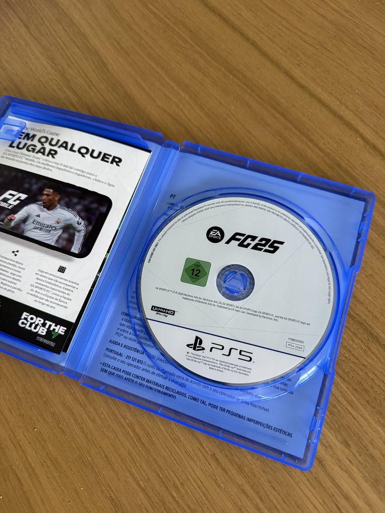 EA Sports FC 25 PS5 – Jogo Original em Disco (Como Novo)