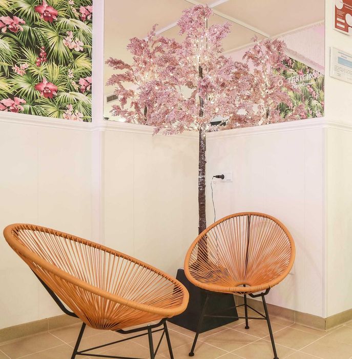 2 Cadeiras em vime para exterior e interior