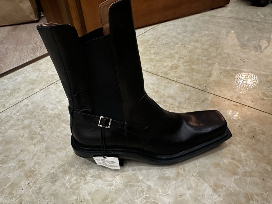 Чоботи Zara шкіряні