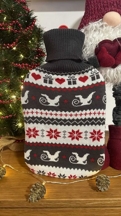 Грілка для тіла з новорічним принтом (грелка для тела)