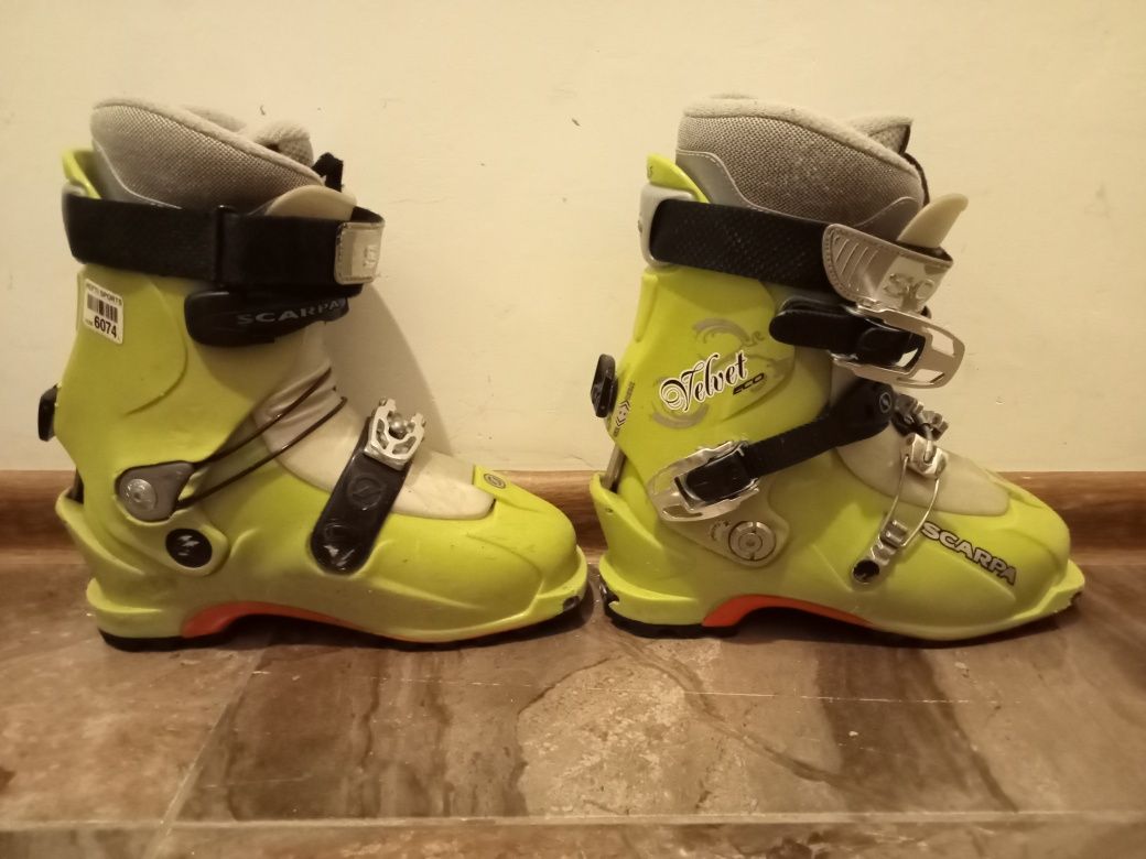 buty skiturowe scarpa velvet eco pod dynafit ,długość wkładki 25 cm