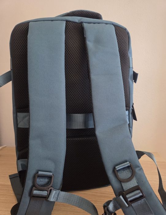 Mochila de viagem hexágono turquesa