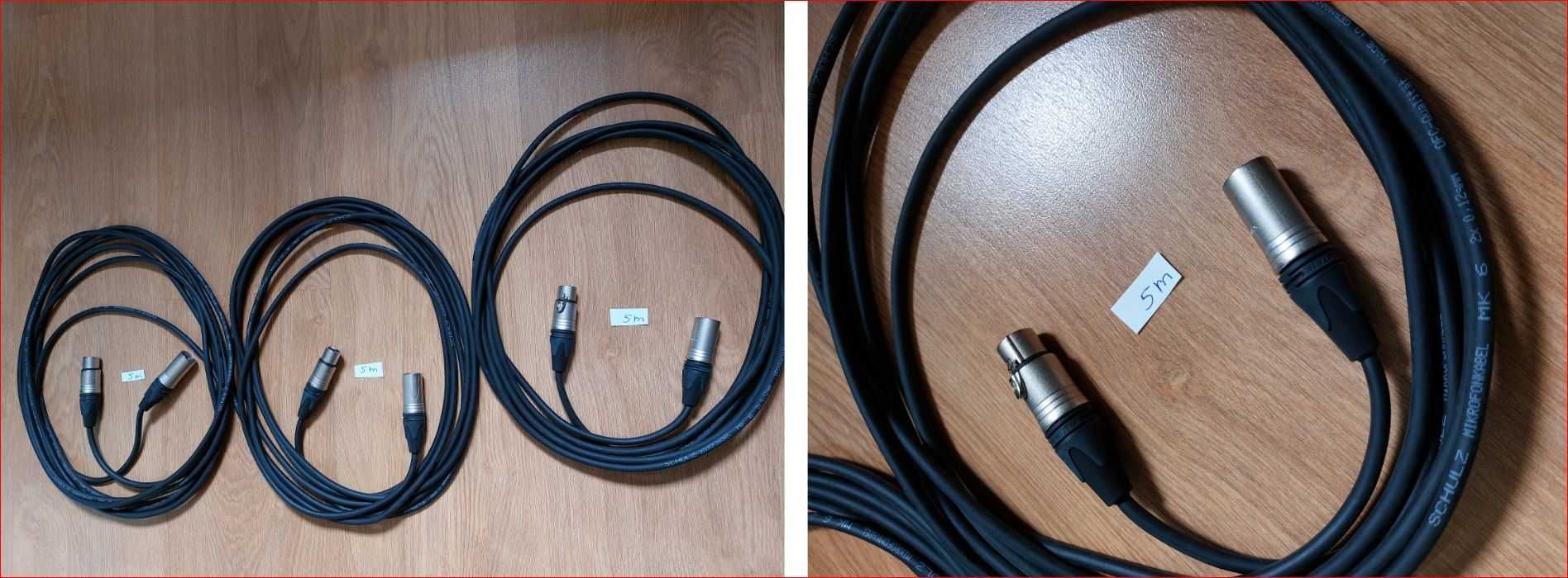 Cabos balanceados XLR e TRS