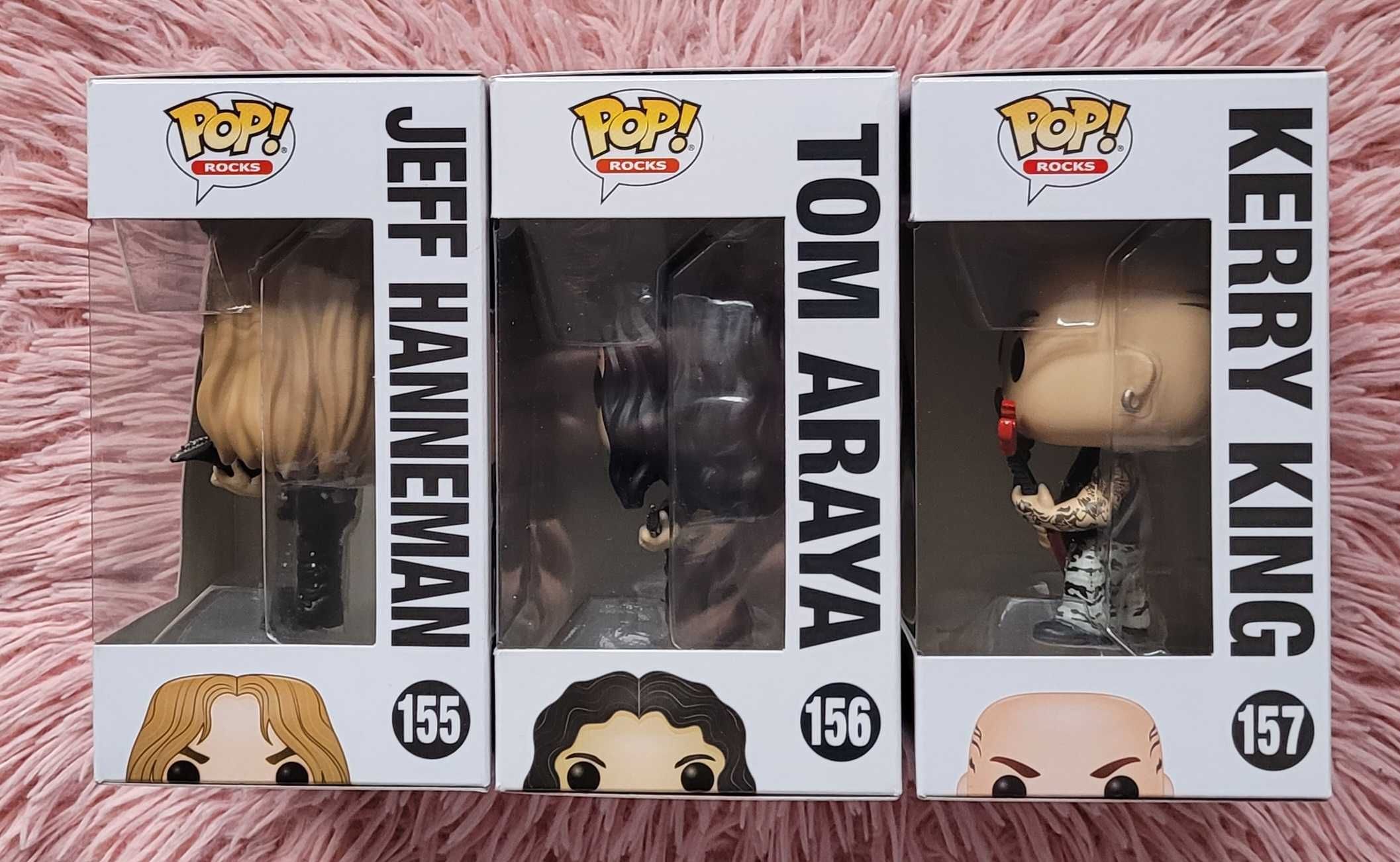 Funko POP! SLAYER Jeff Hanneman, Tom Araya, Kerry King #155, 1