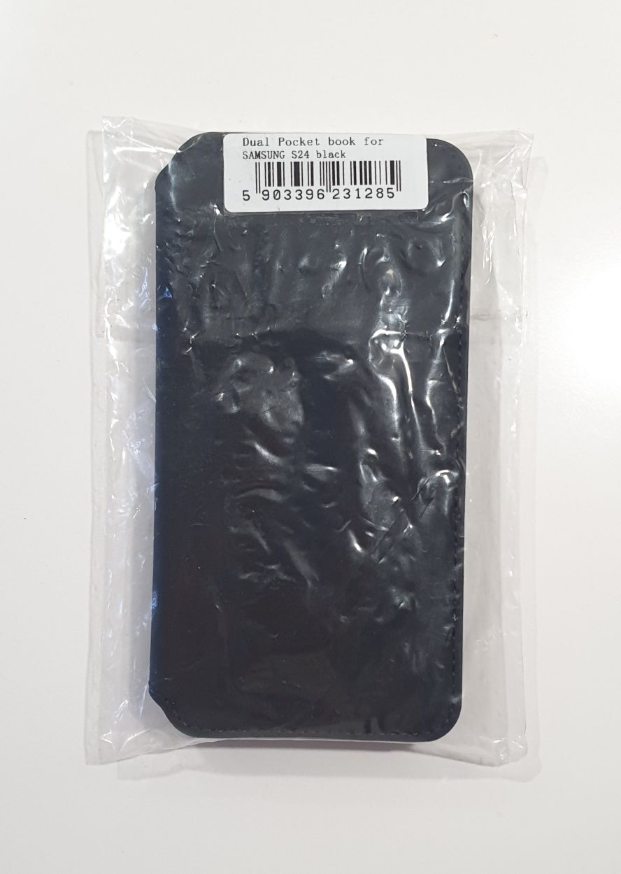 Etui Samsung Galaxy S24 czarny mat - dual pocket