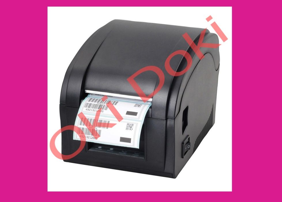 Принтер этикеток наклеек и чеков Xprinter XP-360 B USB чековый термо