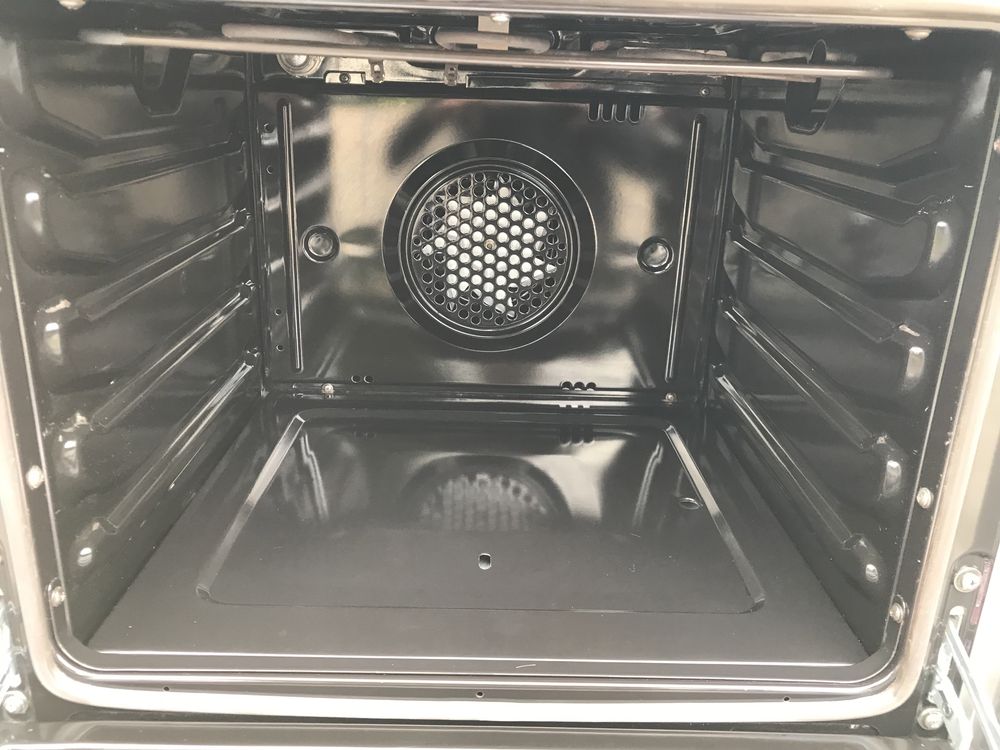 Газова плита Smeg 60см нержавійка з електро духовкою