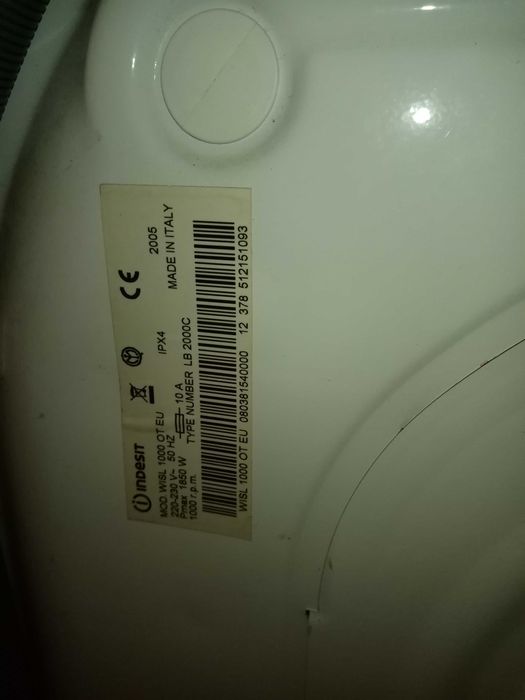 Запчасти запчастини стиральной машины INDESIT WISL 1000 OT