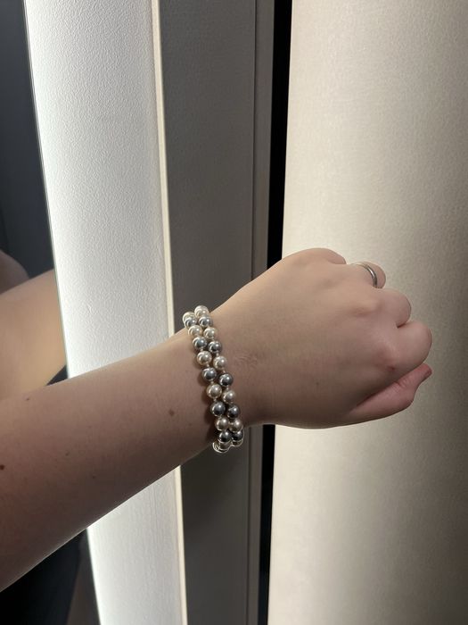 Рідкісне вінтажне перлинне намисто та браслет majorica, набір, лот