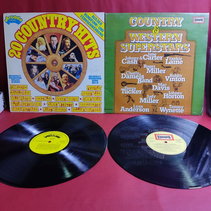 Збірники кантрі.Фірмові вінілові платівки.