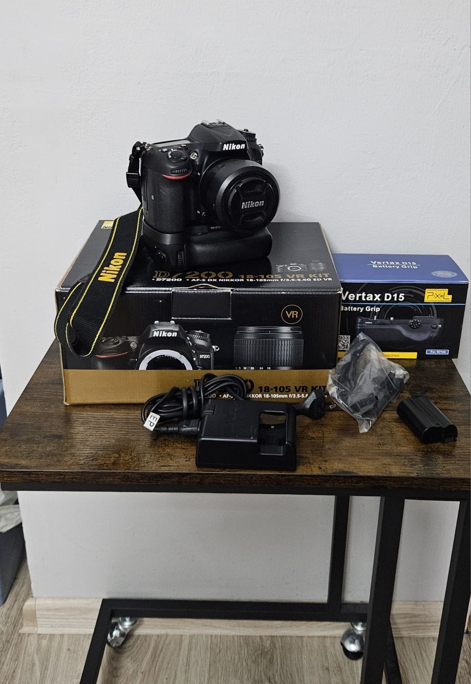 Nikon D7200 + grip. Stan wzorowy, bogaty zestaw