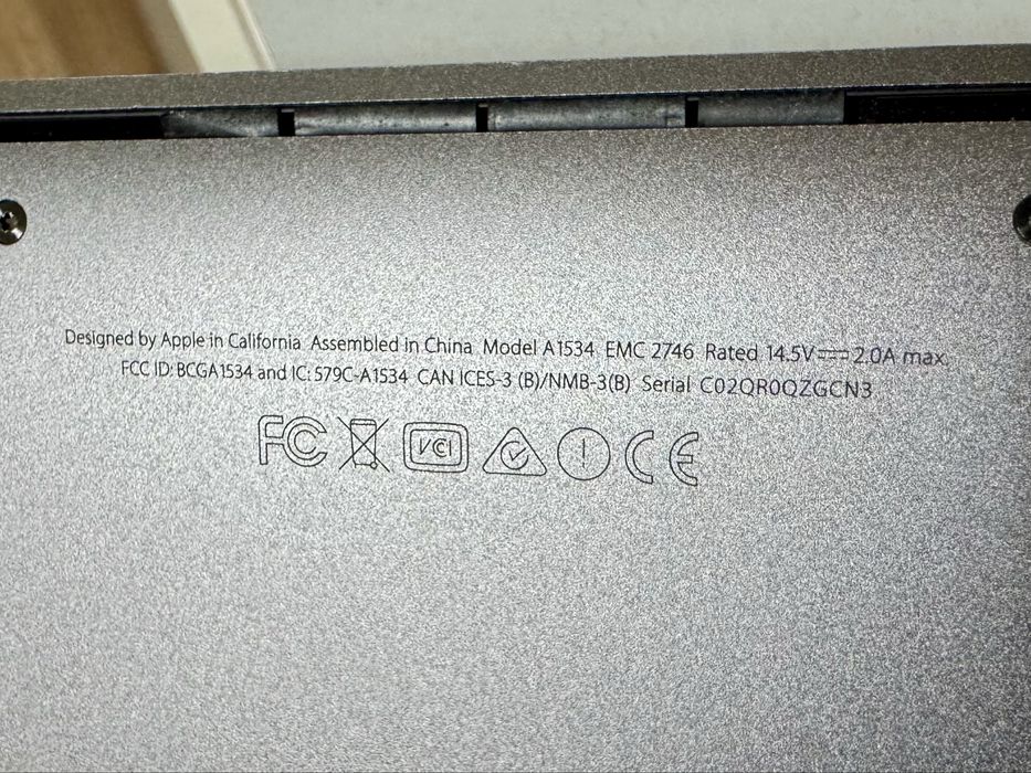 Macbook 12 a1534   Core M / 8/256GB  Макбук 12