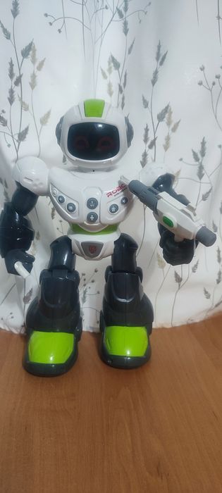 Іграшка робот со звуком и светом ходит повторюшка