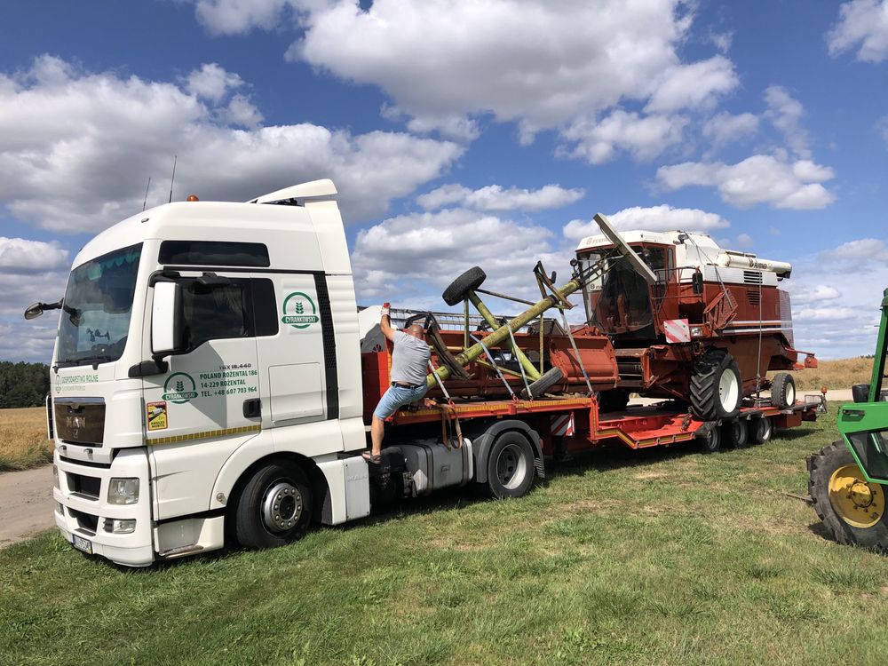 Transport Ciągników Kombajnów forwadery