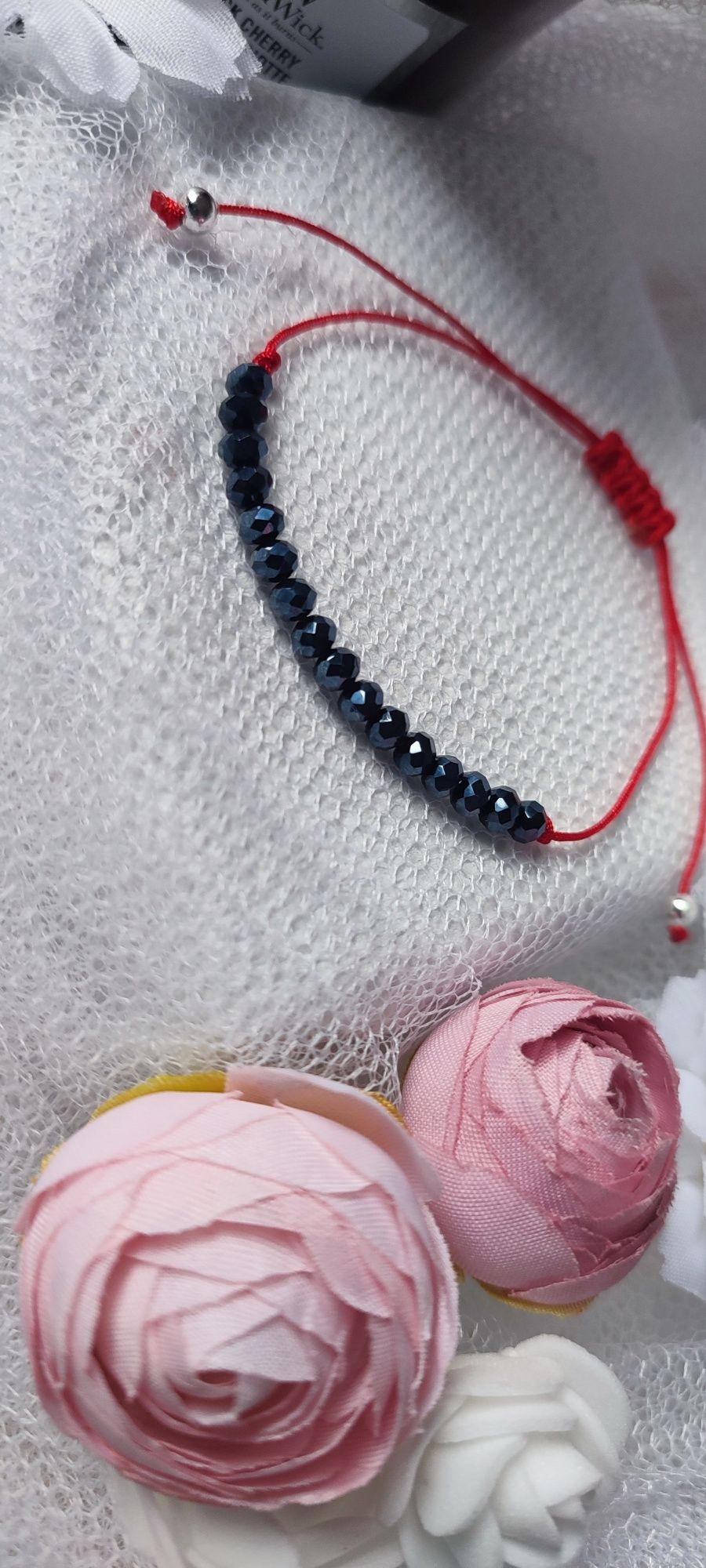 Bransoletka z mieniącymi się kamieniami. Biżuteria, hand-made