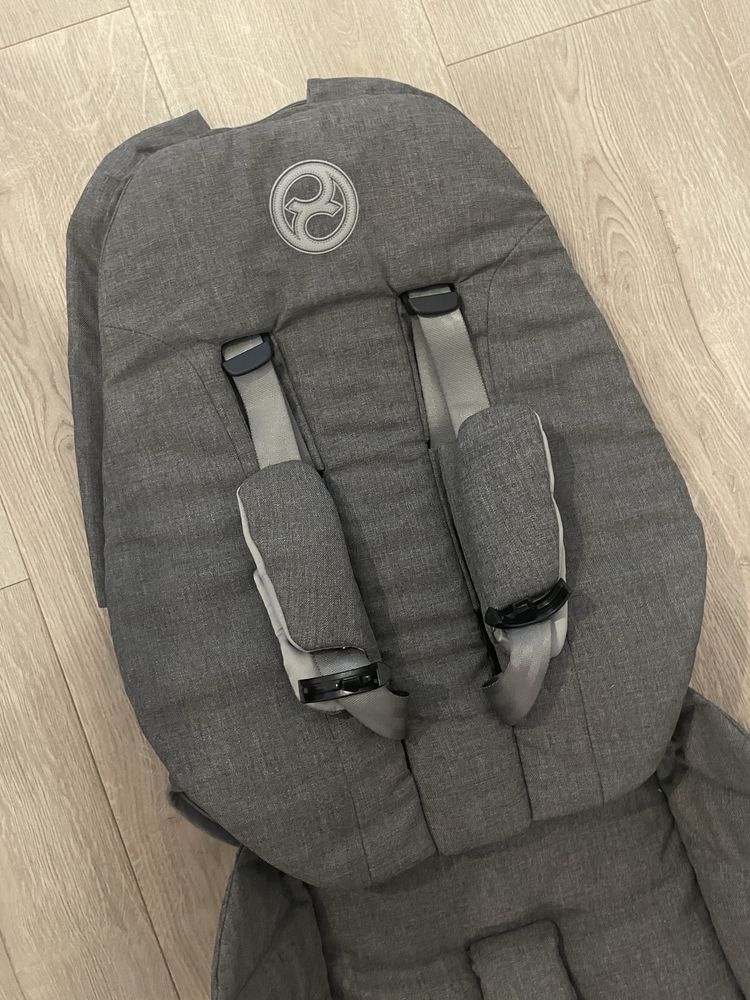 CYBEX Priam 4.0 - tapicerka do wózka spacerowego | Manhattan Grey PLUS