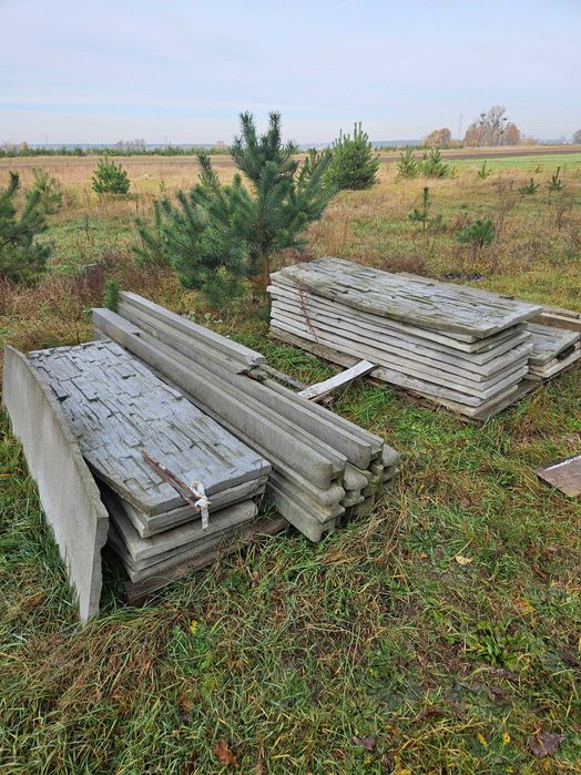 Sprzedam płyty betonowe - płot