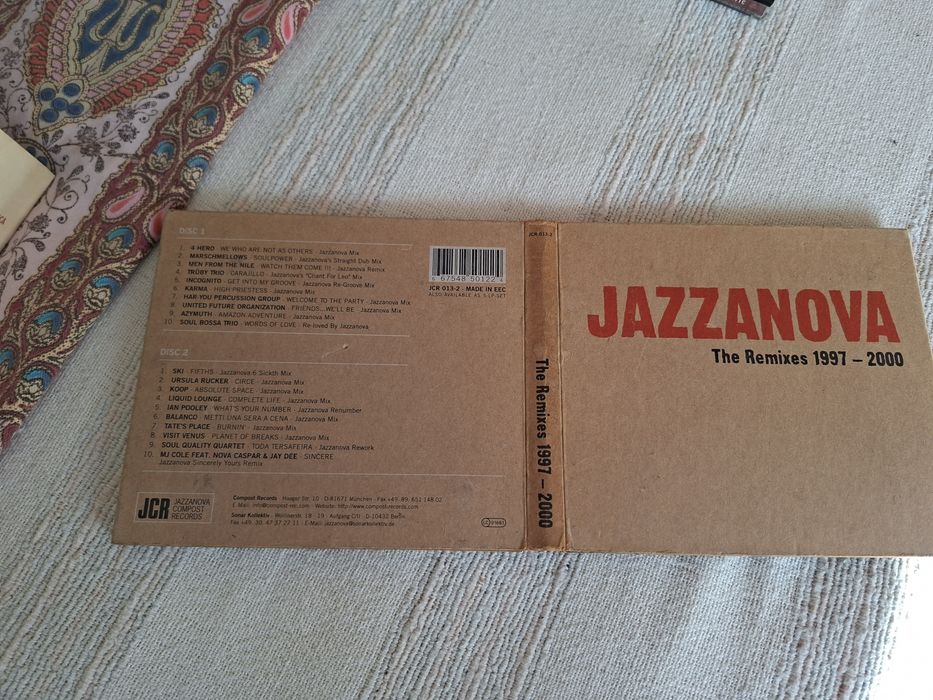 Dvd duplo Jazzanova remixes 1997 a 2000