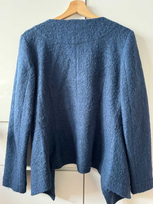 Kardigan MONNARI M 38 granatowy elegancki narzutka sweter