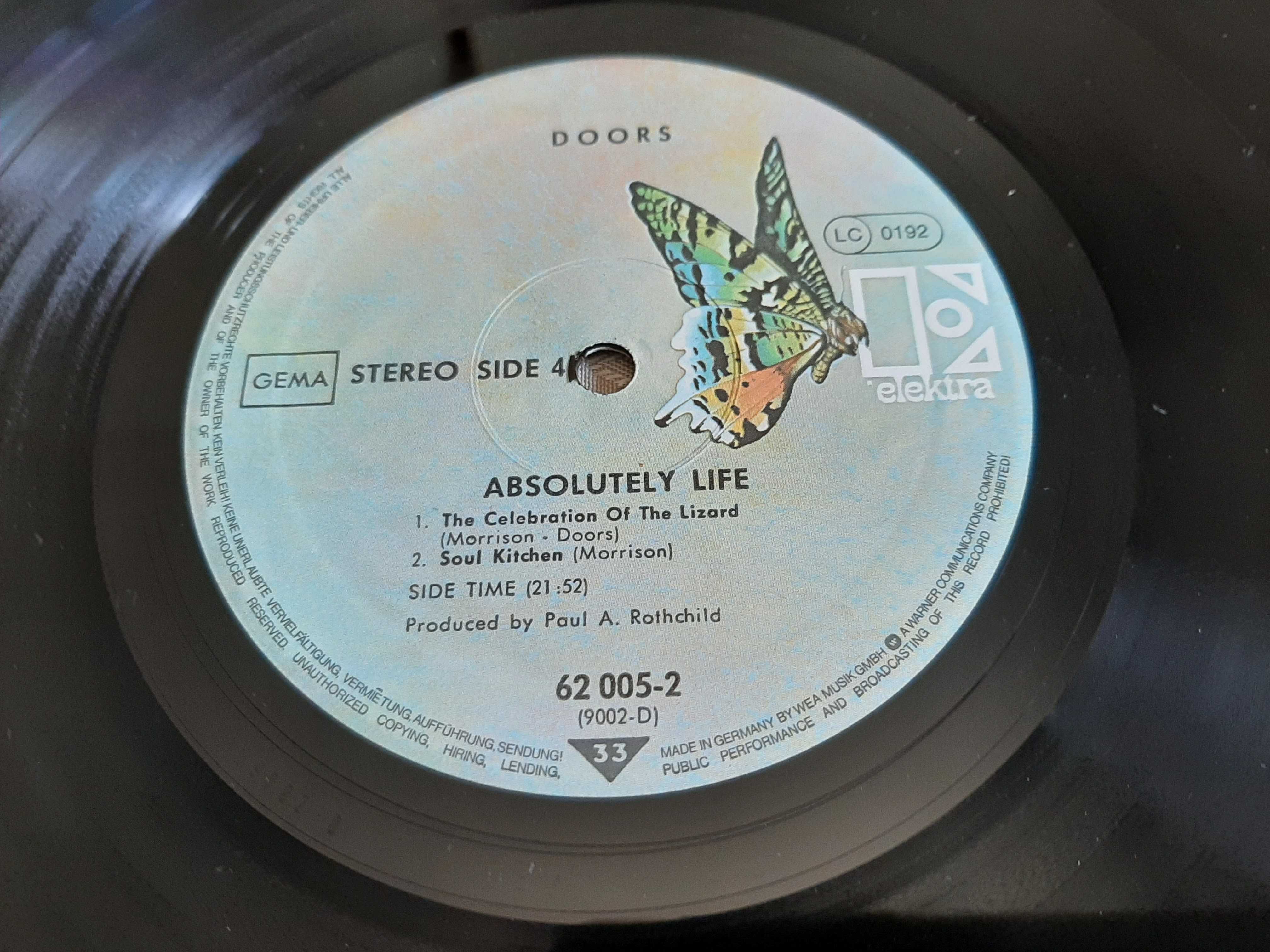 The Doors – Absolutely Live – 1973 – Germany – 2 x Vinil LP