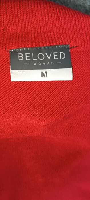 Sweter golf czerwony