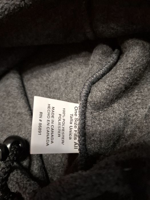 Komin z kapturem polarowy