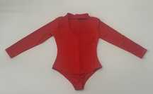 Czerwone body damskie