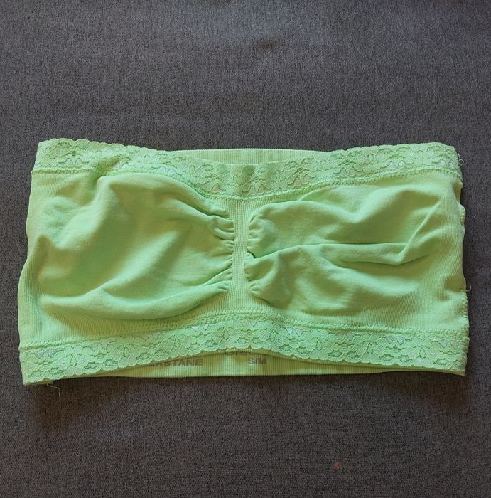 Stanik sportowy top neonowy zielony GreeNice S/M