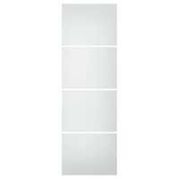 SVARTISDAL 4 panele drzwi przesuwnych biały imitacja papieru, 75x236cm