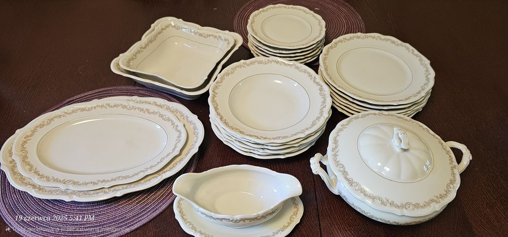 Serwis Obiadowy Porcelana Niemcy