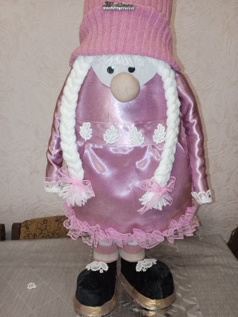 Гном новогодний  девочка