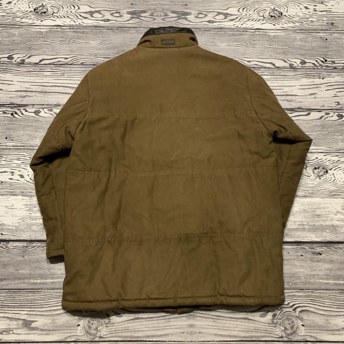 Куртка мужская Bugatti Premium Brown Microsude Puffer Jacket Big Size