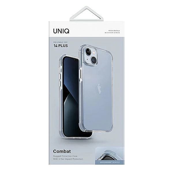 Etui Uniq Combat na iPhone 14 Plus - niebieskie
